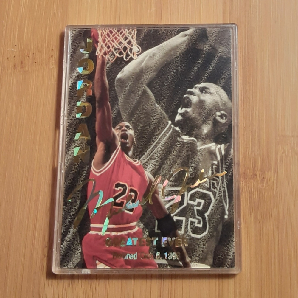 Michael Jordan Greatest Ever Collector's Card - VG